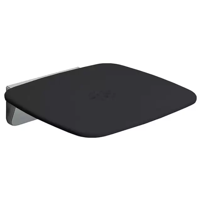 Colombo Complementi Сиденье для душа, с креплениями к стене, 160кг, цвет: черный