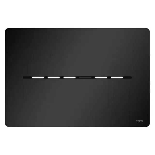 TECEsolid Панель смыва для унитаза, бесконтактная, 6В, цвет: черный матовый