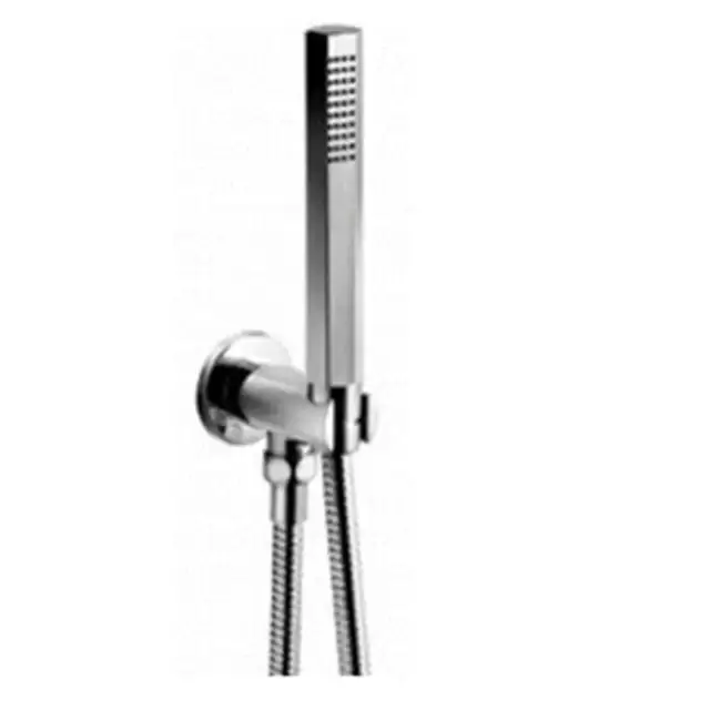 Fantini Venezia Душевой набор: ручная лейка VENEZIA, шланг 150 см, держатель для ручной лейки, цвет: хром