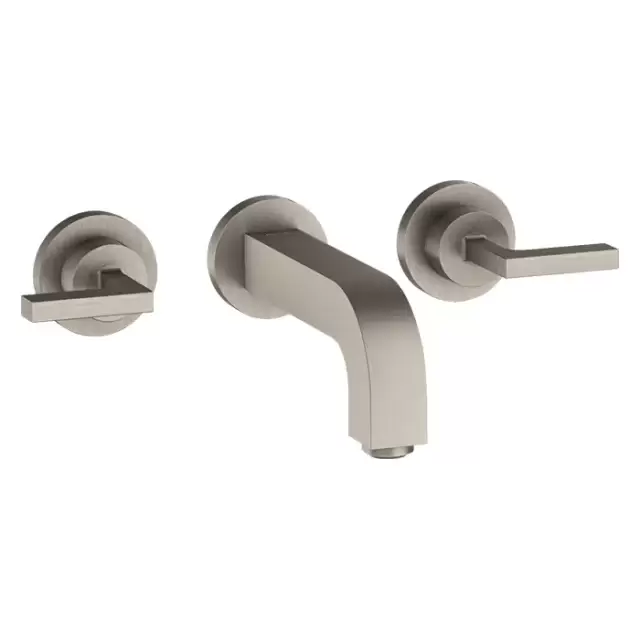 Axor Citterio Смеситель для раковины, встраиваемый, излив: 16.2см., ручка: рычаг, цвет: сталь