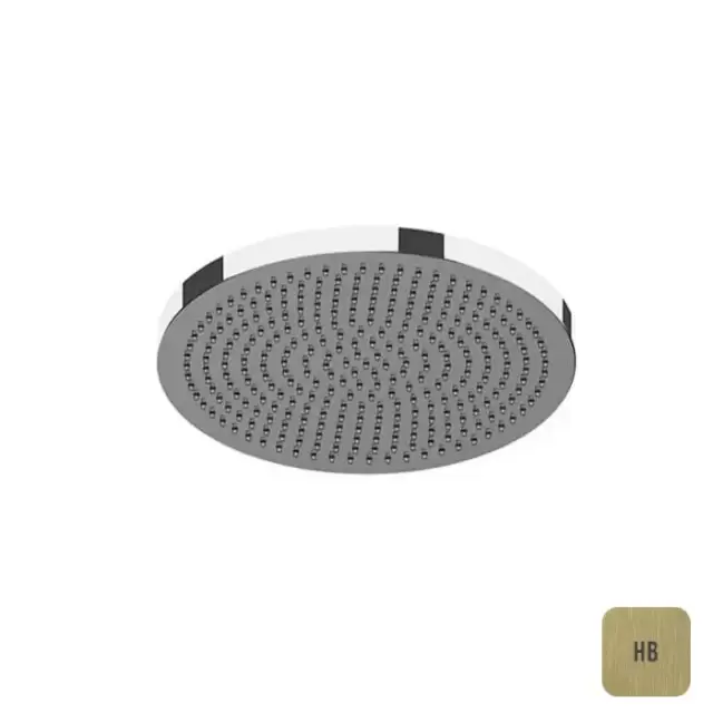 Almar Velvet Верхний душ 232*232 (без держателя) с функцией Velvet Rain, цвет: брашированное золото PVD