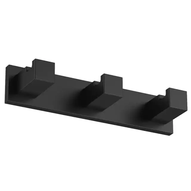 Colombo Look Крючок тройной LC37, цвет: чёрный матовый