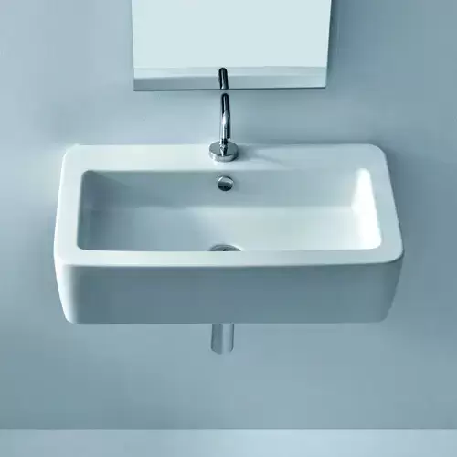 Kerasan Ego Раковина 70х43 см, 1 отв., цвет: белый