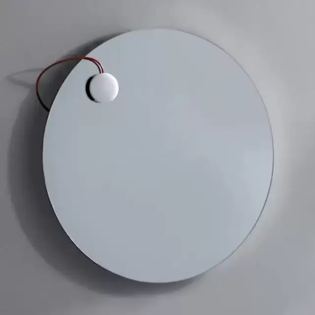 Simas Frame Зеркало круглое с металлической структурой 70 см