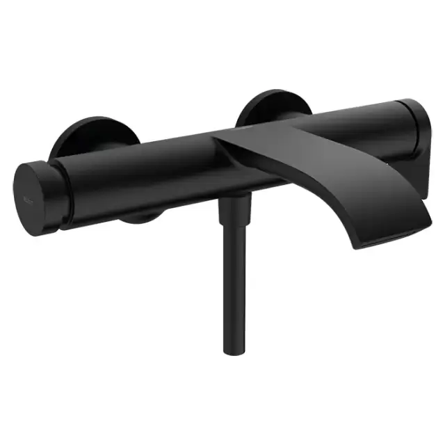 Hansgrohe Vivenis Смеситель для ванны, настенный, цвет: черный матовый
