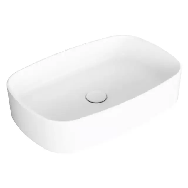 SIMAS Foriu Раковина прямоугольная накладная 60x40x13 см, без отв под смеситель, цвет: белый