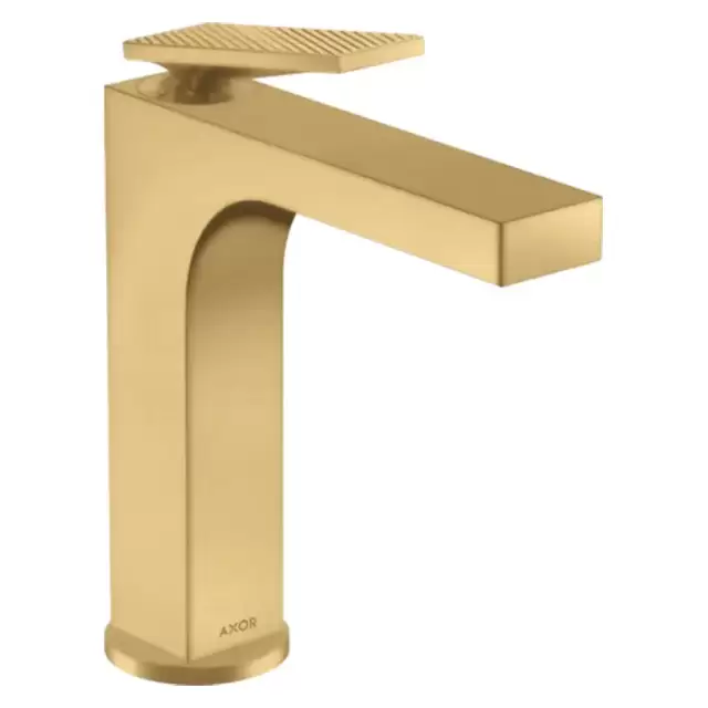 Axor Citterio Смеситель для раковины 160, на 1 отв., излив h: 16см, с текстурой, цвет: шлифованное золото