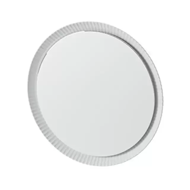 Artceram Зеркало Lord &Oslash;76 см в керамической раме с LED-подсветкой и сенсорным выключателем, цвет: белый матовый