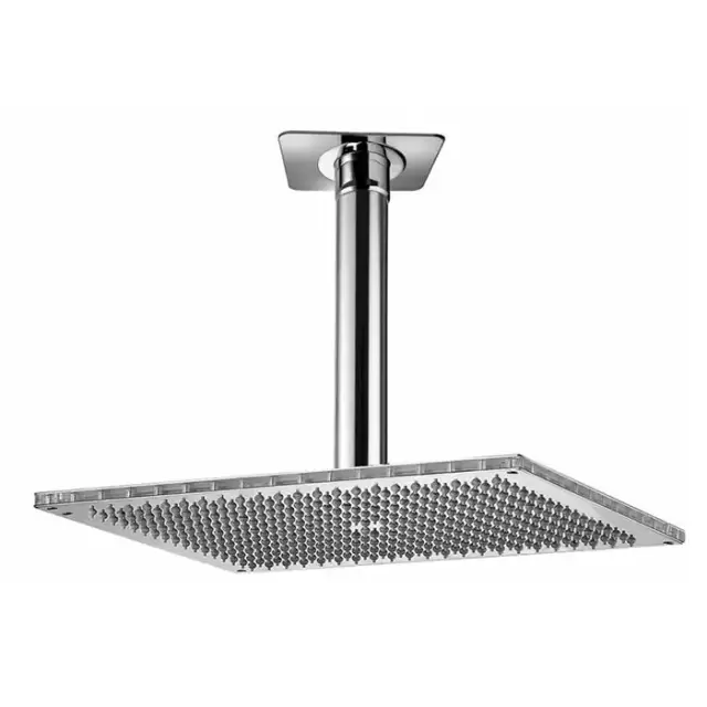 BOSSINI DREAM-RECTANGULAR Верхний душ 400 x 300 мм, 1 режим - держателем вертикальным 300 x &Oslash; 36 мм, цвет: сатинированная нержавеющая сталь