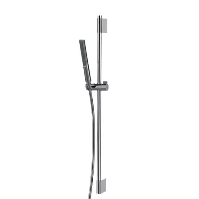 Bossini Apice Комплект для душа с штангой, ручным душем Slim и шлангом 1500 мм., цвет: хром