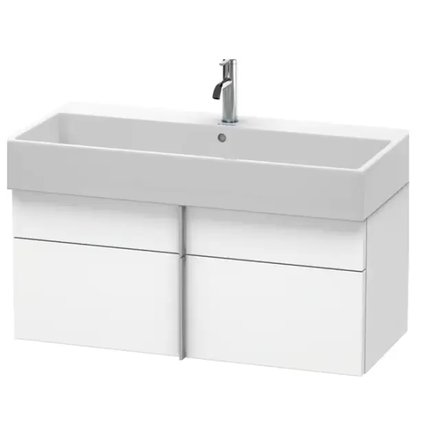 Duravit VA Тумба подвесная 98.4x43.1х44.1см., с раковиной, 1 выдв.ящик, цвет: белый