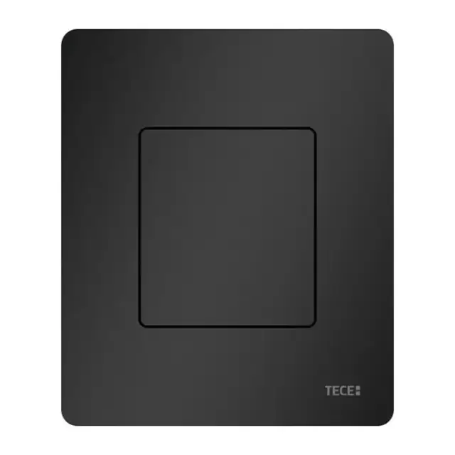 TECEsolid Urinal, Панель смыва для писуара, цвет: черный матовый
