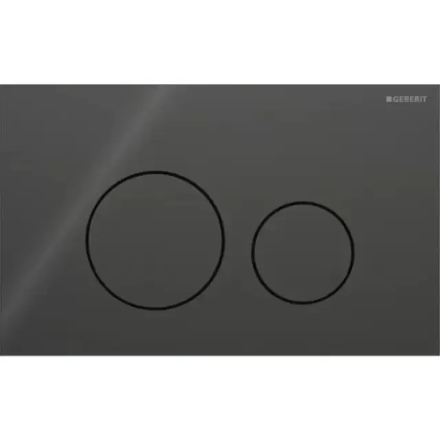 Geberit Sigma40 Клавиша для двойного смыва, круглая: Черный