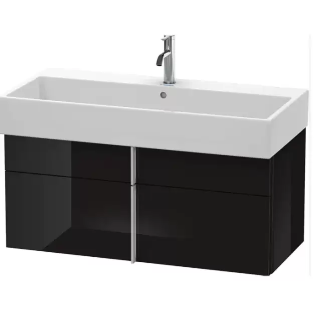 Duravit VA Тумба подвесная 98.4x43.1х44.1см., с раковиной, 1 выдв.ящик, цвет: черный
