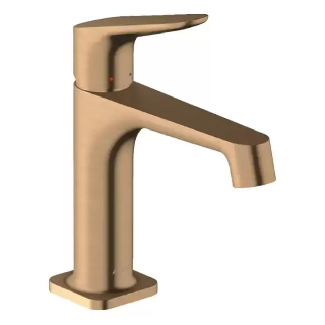 Axor Citterio M Смеситель для раковины 100, на 1 отв., с донным клапаном, цвет: шлифованная бронза