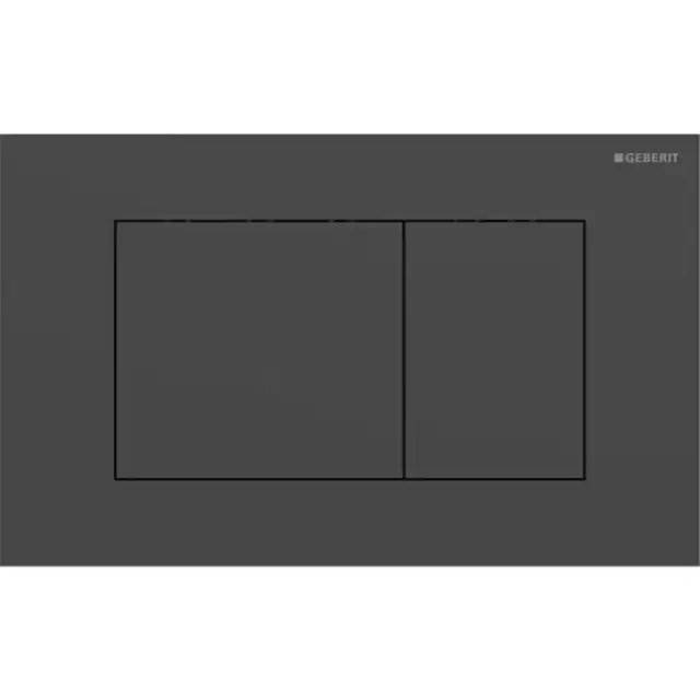 Geberit Sigma40 Клавиша для двойного смыва, квадратная: Черный матовый