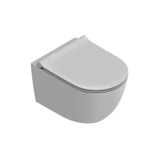 Catalano Sfera Унитаз подвесной 50x35см, безободковый, смыв Tornado, покрытие Twinglaze+, цвет: Cemento Satinato