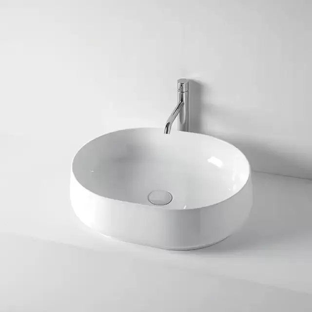 Kerasan F10 Раковина 56х44см, накладная, без отв., цвет: белый