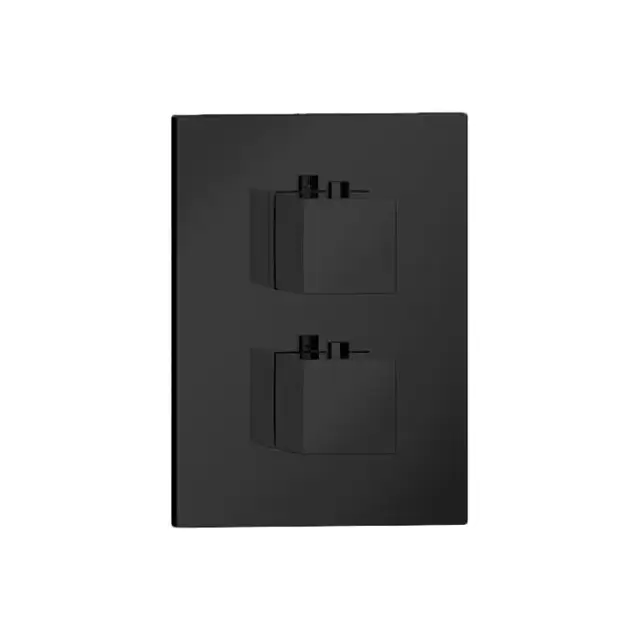 Almar Core Смеситель для душа, встраиваемый, термостатический, цвет: черный матовый