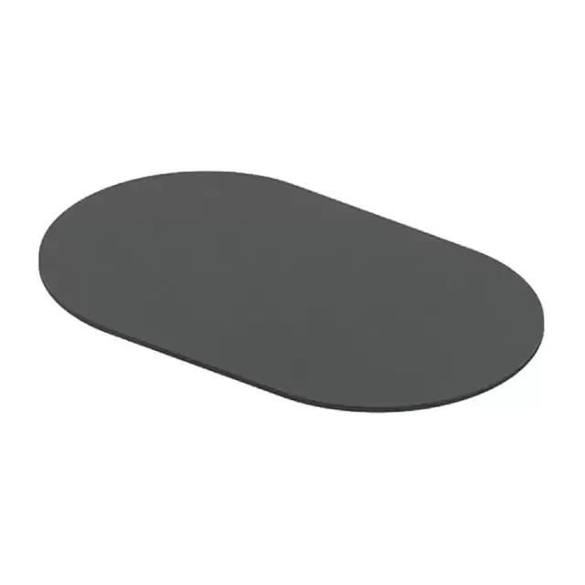 Artceram Fuori Scala Полка для овальной консоли 60см., керамическая, цвет: notte