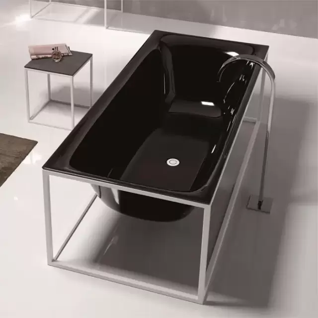 Bette Lux SHAPE Ванна прямоугольная отдельностоящая, 180х80х45см на каркасе, покрыта эмалью снаружи и изнутри, BetteGlasur&reg; Plus, цвет: белый