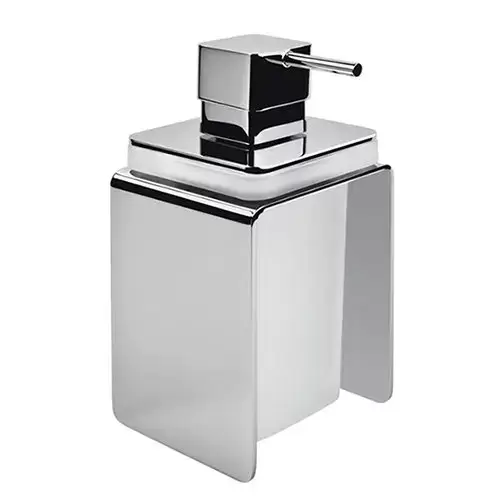 Colombo Forever Дозатор для жидкого мыла, настольный, цвет: хром/матовое стекло