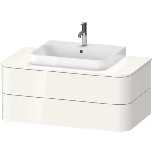 Duravit Happy D.2 Plus Тумба подвесная 100x55х40.8см, с раковиной и 2 ящиками, цвет: белый глянцевый