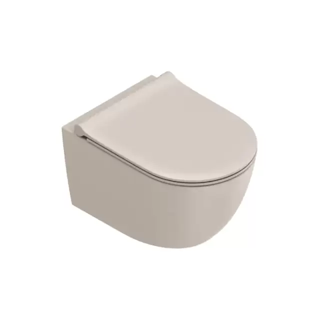 Catalano Sfera Унитаз подвесной 50x35см, безободковый, смыв Tornado, покрытие Twinglaze+, цвет: Seta Satinato