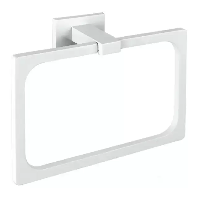 Colombo Look Полотенцедержатель кольцо 20х14см, цвет: белый матовый