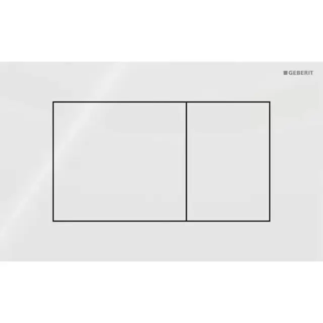 Geberit Sigma40 Клавиша для двойного смыва, квадратная: Белый