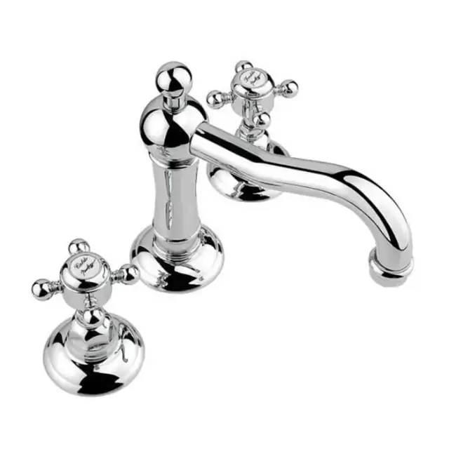 Nicolazzi Half Dome Смеситель для раковины на 3 отверстия, с донным клапаном, цвет: хром.