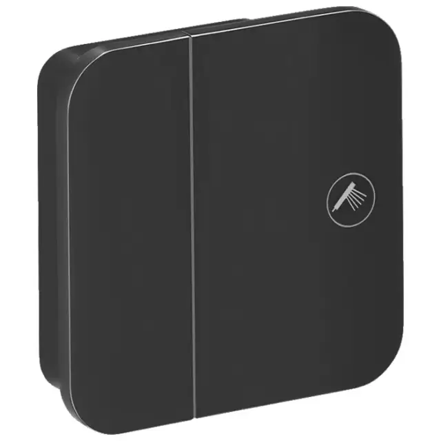 Axor One Запорный вентиль, встраиваемый, цвет: черный матовый