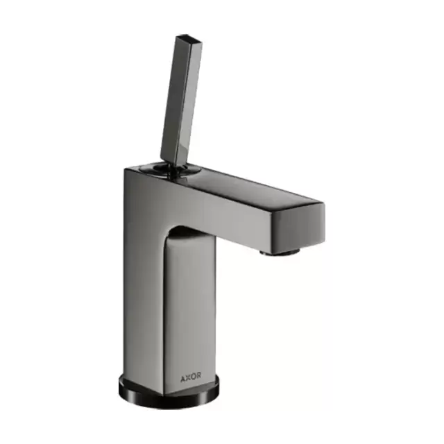 Axor Citterio Смеситель для раковины 110, на 1 отв., излив: 10.4cм., с донным клапаном, цвет: полированный черный хром