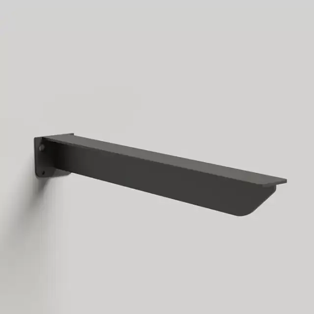 Salini Кронштейн 400x40x44мм для подвесной раковины/столешницы, цвет: черный матовый