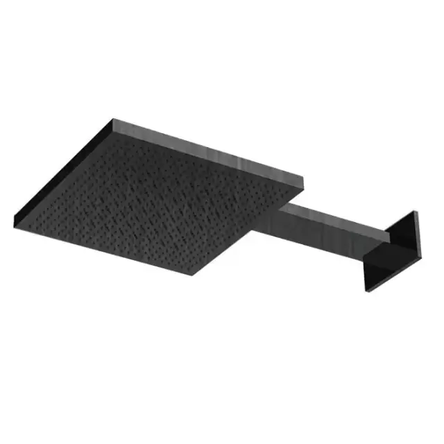 Almar Velvet Rain Верхний душ 30х30см., 2 режима, с настенным держателем, цвет: нержавеющая сталь брашированная