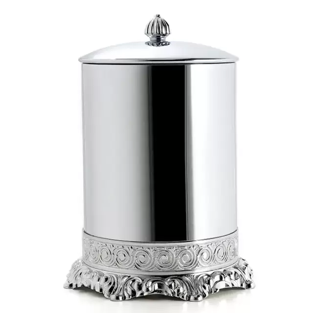 3SC Bally Ведро с крышкой, ручка Piccadilly, цвет: хром