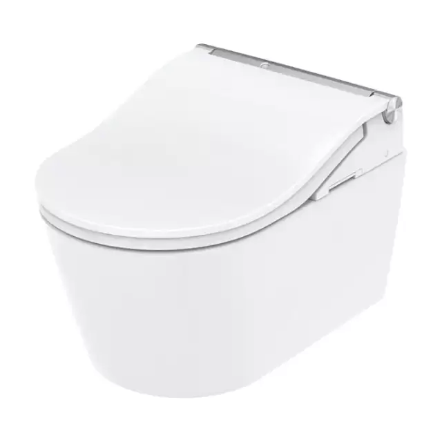 TOTO Washlet RW Комплект: унитаз подвесной, сиденье с управлением, модуль для установки, клавиша, цвет: белый