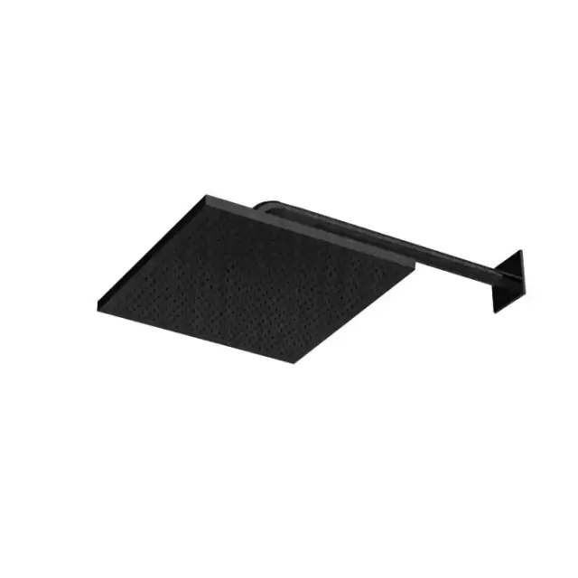 Almar Velvet Rain Верхняя душевая лейка 30х30см (без держателя), цвет: черный металл брашированный PVD