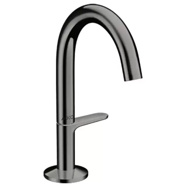Axor One Смеситель для раковины Sel 140, на 1 отв., с донным клапаном Push-Open, цвет: полированный черный хром