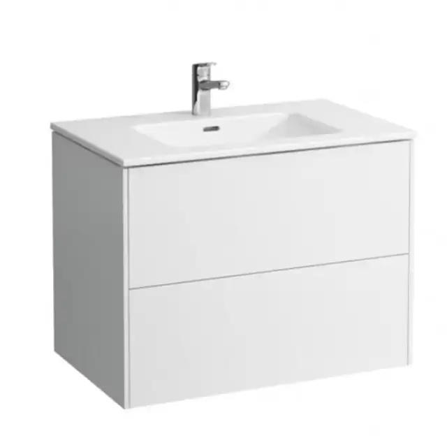 Laufen Pro S Комплект, раковина и база 80х50х61см., с 1 отв.,с 2 ящиками с мех. push-and-pull, цвет: белый матовый