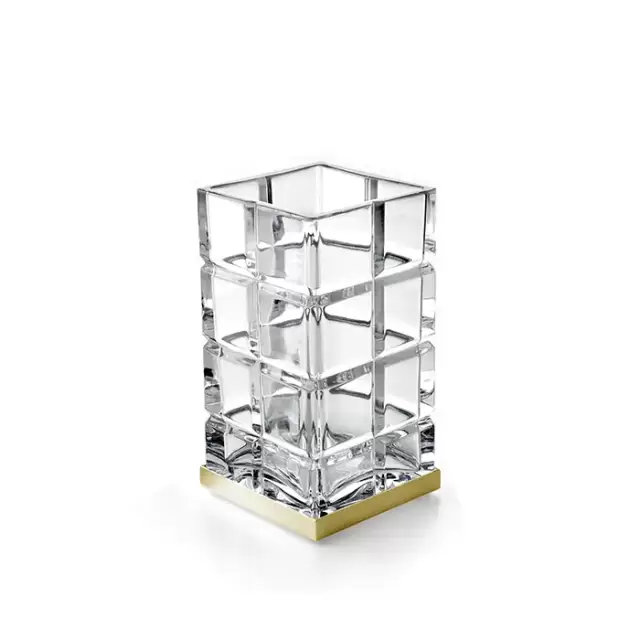 3SC Palace Стакан настольный, цвет: прозрачный хрусталь/золото 24к. Lucido