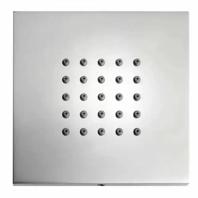 Bossini Cubic Flat Настенная форсунка 10х10 см, цвет: хром