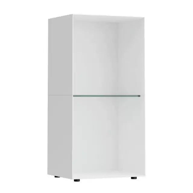 Laufen Palomba Шкаф напольный,27.5x22x55см с 1 стекл. полкой, цвет: белый матовый