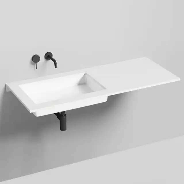 Salini Marea Раковина врезная снизу 60х40х12.8см., без отв. без перелива, материал: S-Stone, цвет: белый матовый