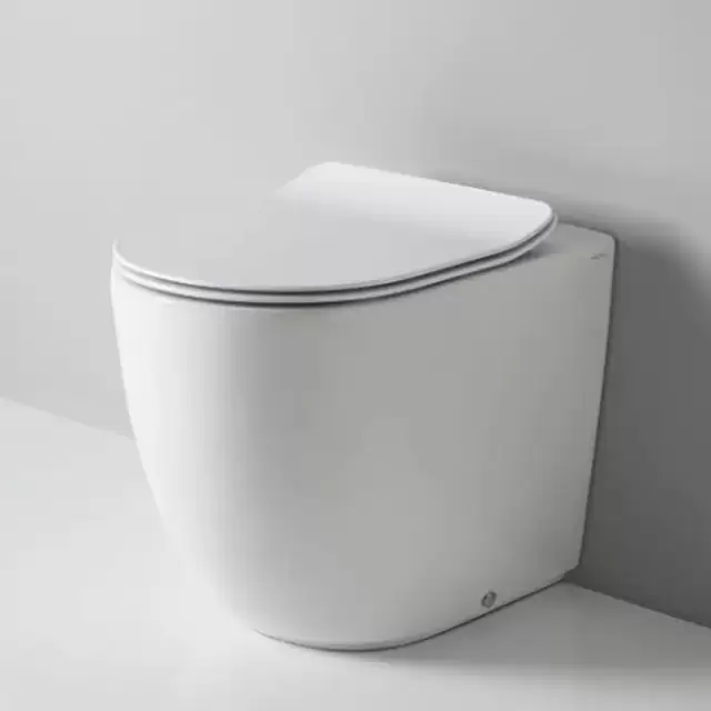 Artceram File 2.0 Унитаз напольный 37х52см, безободковый, слив универсальный, турбо смыв the.reel, saniglaze, цвет: белый глянцевый