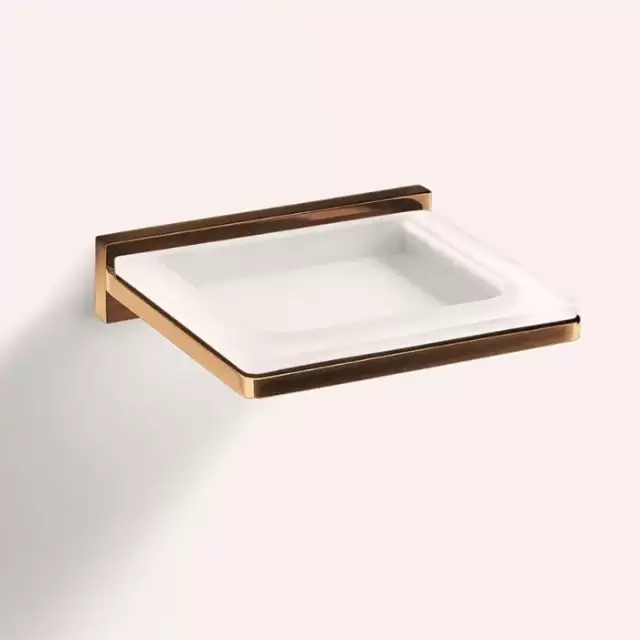 Colombo Look Мыльница подвесная, цвет: PVD Vintage/матовое стекло