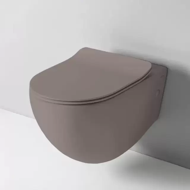 Artceram File Унитаз подвесной Rimless 36x52 см, цвет: gravel