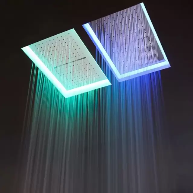 Antonio Lupi Meteo  Встраиваемый верхний душ  52x35x11см, с LED подсветкой, цвет: белый