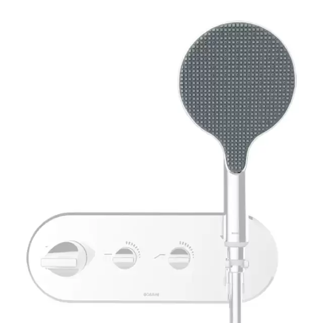 Bossini Apice Смеситель для душа, встраиваемый, термостатический, 2 запорных вентиля, с ручным душем и шлангом 1500 мм, цвет: белый матов