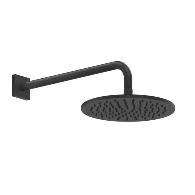 Gessi Rilievo Душевая головка шарнирная для настенного крепления на 1/2&rdquo; &Oslash;250мм, цвет: nero XL